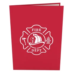 Kids Lovepop Greeting Cards|Birthday|Fire Truck Pop-Up Card