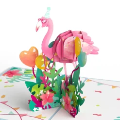 Lovepop Greeting Cards|Birthday|Flamazing Birthday Flamingo Pop-Up Card