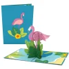 Lovepop Greeting Cards|Birthday|Flamingo Pop-Up Card
