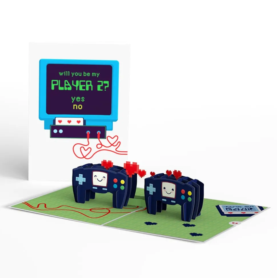 Lovepop Valentine'S Day 2/14|Gamer Love Pop-Up Card