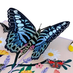 Lovepop Greeting Cards|Just Because|Garden Butterflies Pop-Up Card