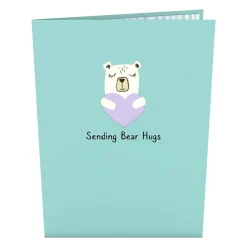 Lovepop Greeting Cards|Get Well|Get Well Bear Pop-Up Card