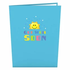 Lovepop Greeting Cards|Get Well|Get Well Soon Balloons Pop-Up Card