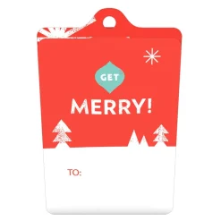 Kids Lovepop Christmas 12/25|Kids|Gift Tag 4-Pack: Disney's Mickey Mouse Merry Holiday