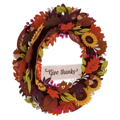 Lovepop Decor|Thanksgiving 11/27|Give Thanks Fall Wreath