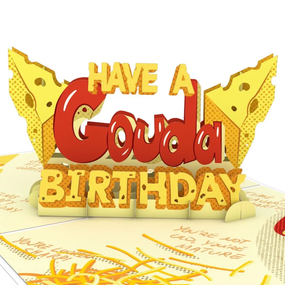 Lovepop Birthday|Gouda Birthday Pop-Up Card and Sentiment Set for Any Woman