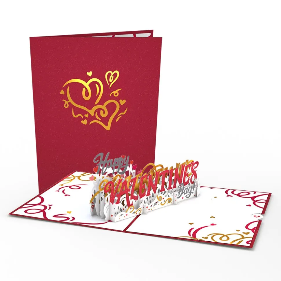 Lovepop Pop-Up Bouquets|Card & Gift Bundles|Grand Red Rose Valentine’s Day Bundle