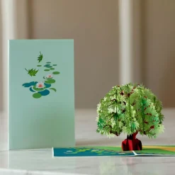 Lovepop Greeting Cards|Just Because|Green Maple Tree Pop-Up Card