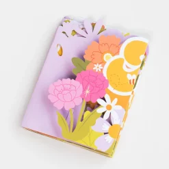 Lovepop Decor|Birthday|Groovy Florals Birthday Loooooong Card™ (Expands to 2 feet)