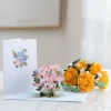 Lovepop Pop-Up Bouquets|Card & Gift Bundles|Handcrafted Paper Flowers: Yellow Roses (6 Stems) with Happy Mother's Day Pop-Up Card