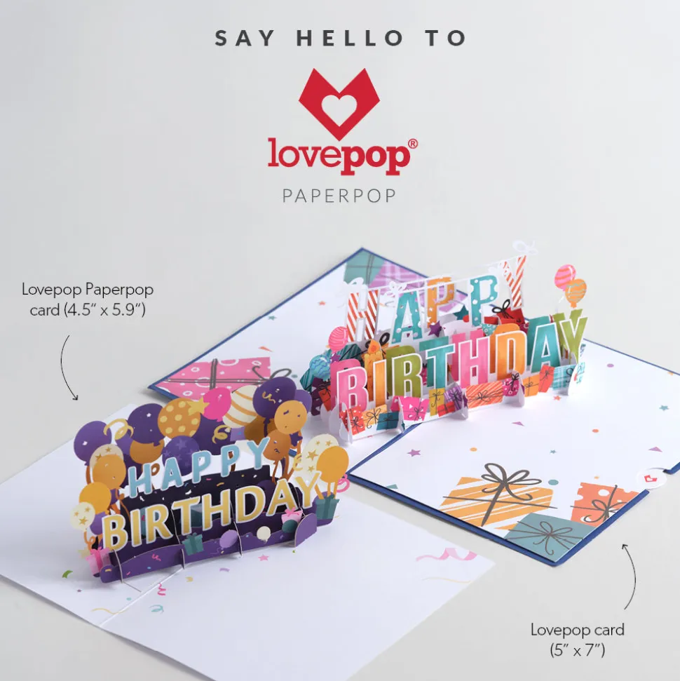 Lovepop Greeting Cards|Anniversary|Happy Anniversary: Paperpop® Card