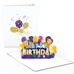 Lovepop Birthday|Happy Birthday Balloons: Paperpop® Card