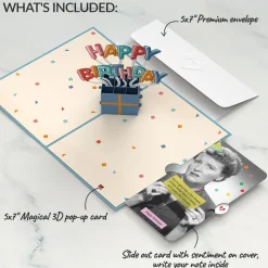 Lovepop Birthday|Happy Birthday Burst Pop-Up Card and Aging Like a Fine Cheese Sentiment Set