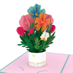Lovepop Pop-Up Bouquets|Birthday|Happy Birthday Card with Mini Bouquet