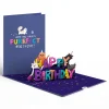 Kids Lovepop Greeting Cards|Birthday|Happy Birthday Cats Pop-Up card