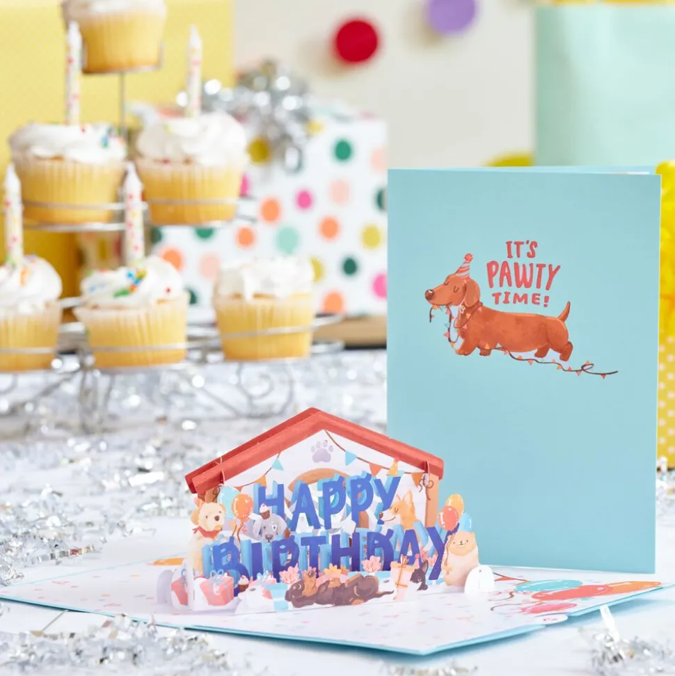 Kids Lovepop Greeting Cards|Birthday|Happy Birthday Dogs Pop-Up Card