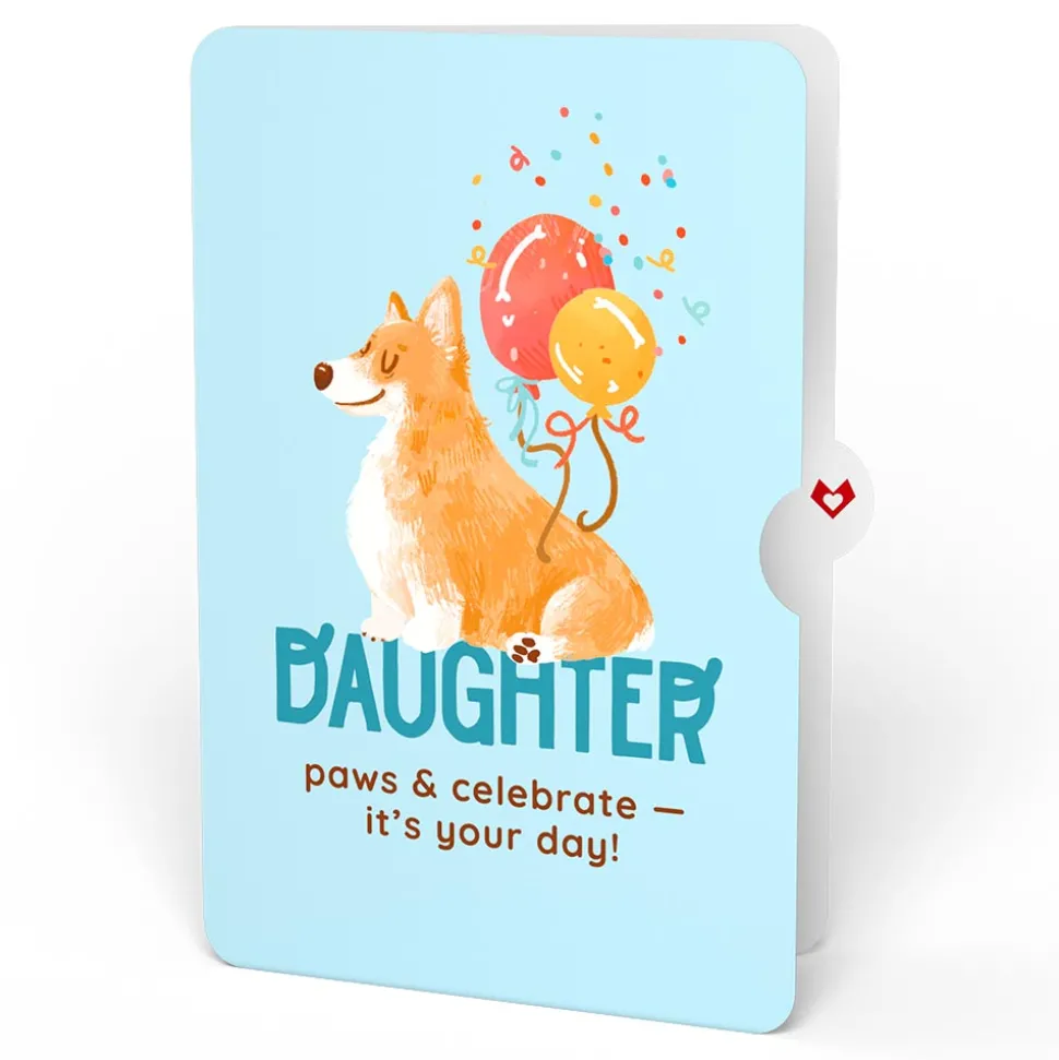 Lovepop Birthday|Happy Birthday Dogs Pop-Up Card and Sentiment Set for Daughter