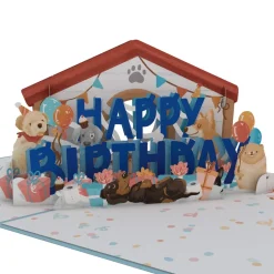 Lovepop Birthday|Happy Birthday Dogs Pop-Up Card and Sentiment Set for Son