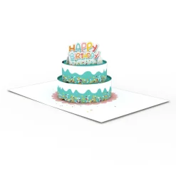 Lovepop Greeting Cards|Birthday|Happy Birthday Fun Sprinkles Cake: Paperpop® Card