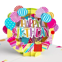 Lovepop Greeting Cards|Birthday|Happy Birthday Hooray Pop-Up Card