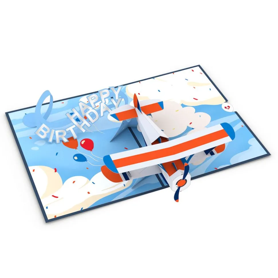 Kids Lovepop Greeting Cards|Birthday|Happy Birthday Plane Pop-Up Card