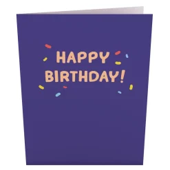 Lovepop Birthday|Happy Birthday Sprinkles Cupcake: Paperpop® Card