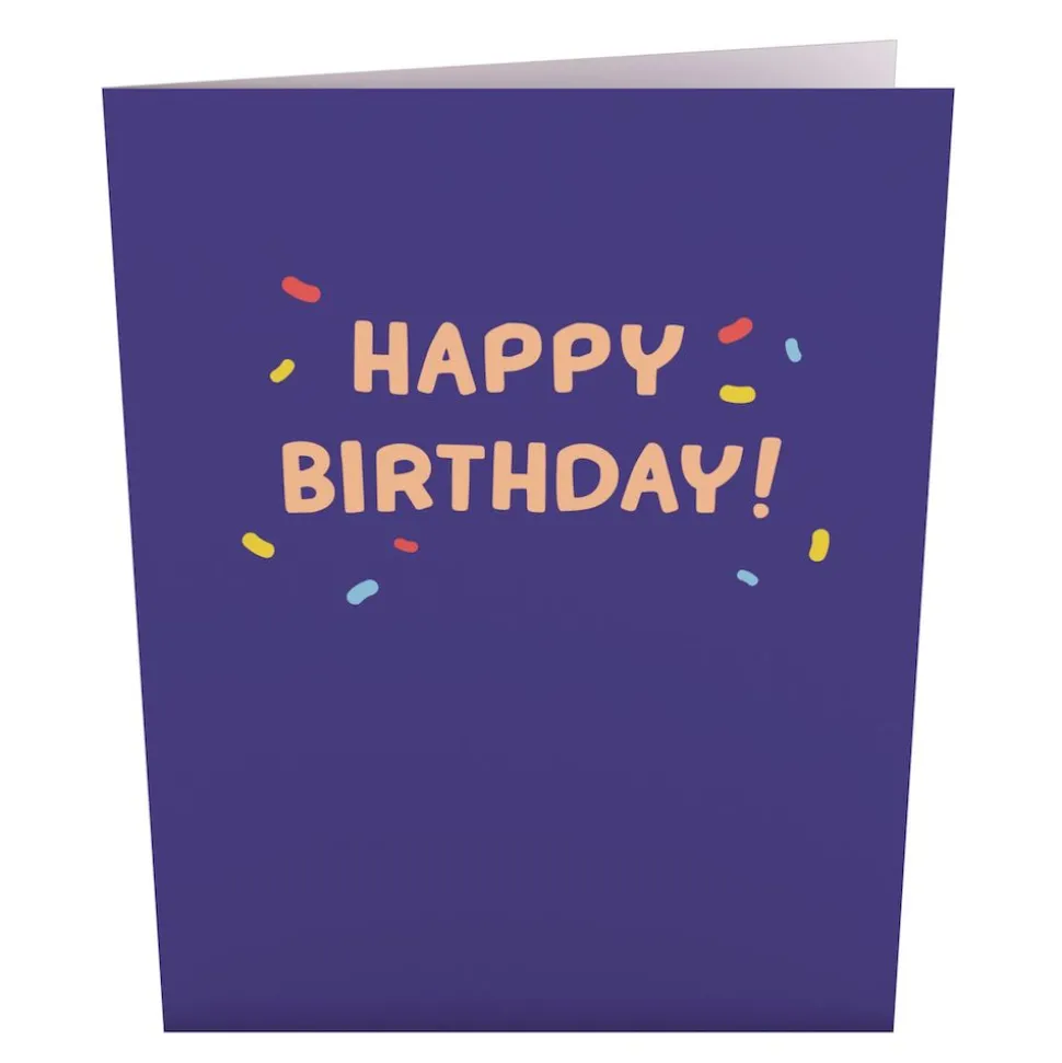 Lovepop Birthday|Happy Birthday Sprinkles Cupcake: Paperpop® Card