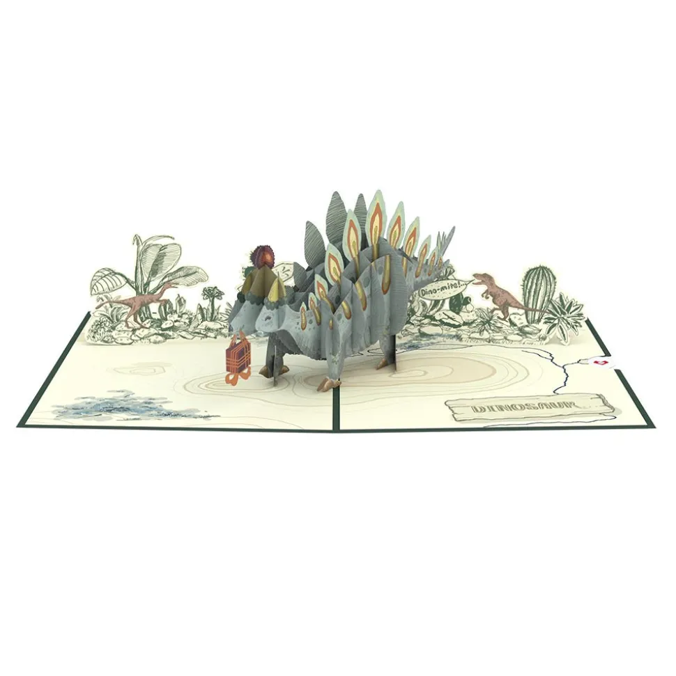 Kids Lovepop Greeting Cards|Birthday|Happy Birthday Stegosaurus Pop-Up Card