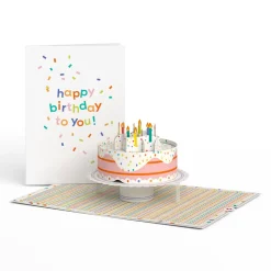 Lovepop Greeting Cards|Birthday|Happy Birthday to You! Confetti Cake Pop-Up Card