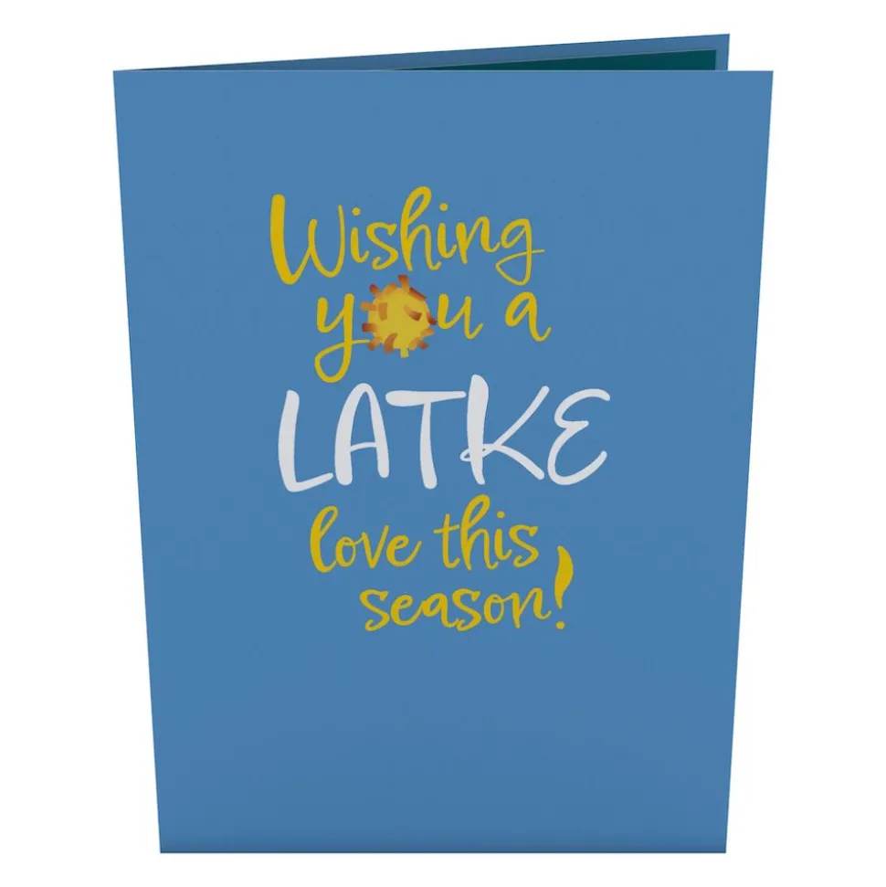 Lovepop Hanukkah 12/14|Happy Hanukkah Latkes Pop-Up Card