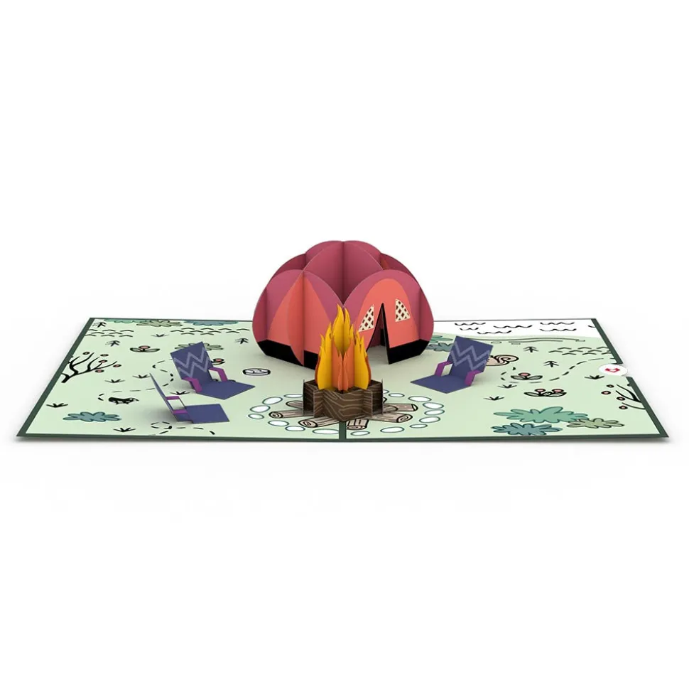 Lovepop Greeting Cards|Retirement|Happy Trails Camping Trip Pop-Up Card