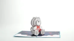 Kids Lovepop Greeting Cards|Valentine'S Day 2/14|Happy Valentine's Day' Bear Pop-Up Card