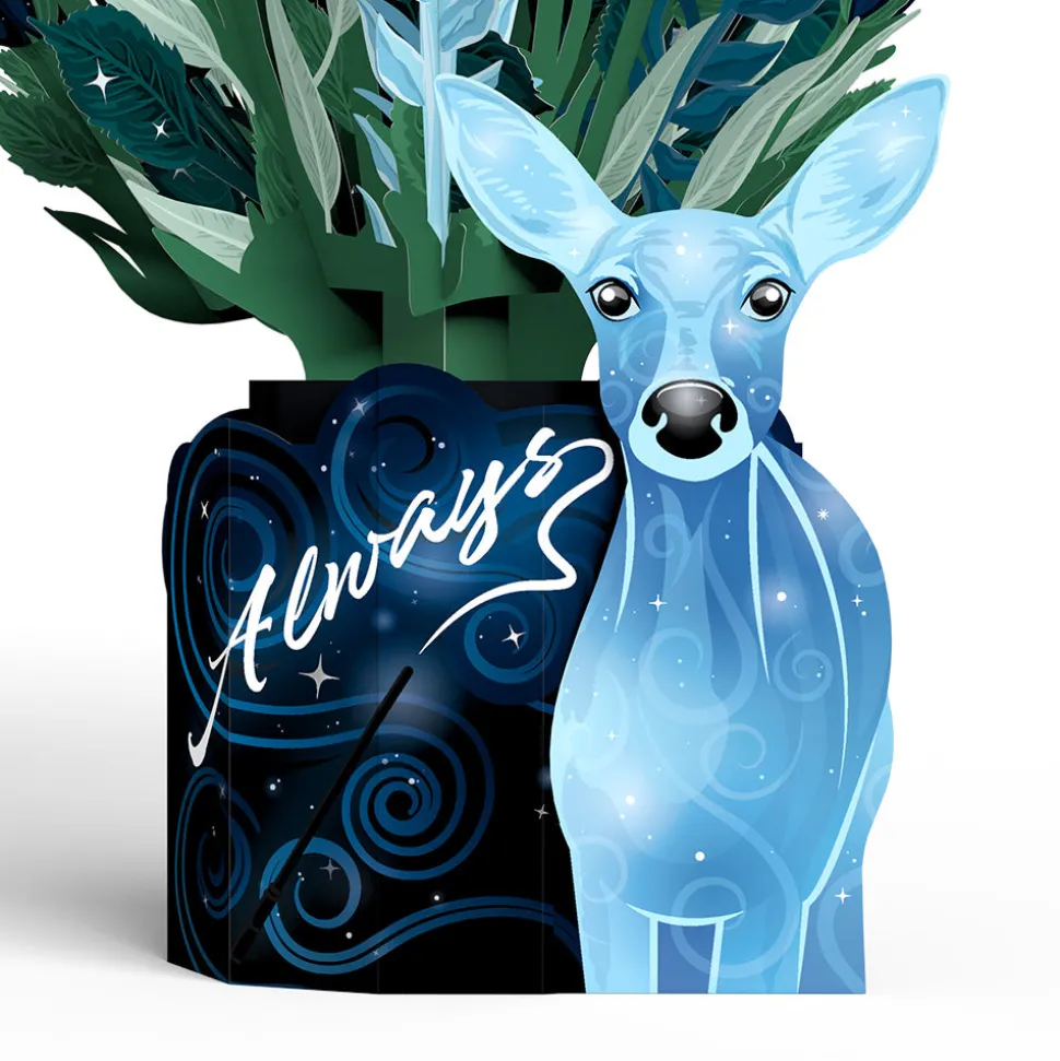 Lovepop Pop-Up Bouquets|Card & Gift Bundles|Harry Potter™ Always Pop-Up Card & Flower Buds Bouquet Bundle