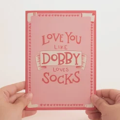 Kids Lovepop Greeting Cards|Valentine'S Day 2/14|Harry Potter™ Dobby™ Valentine’s Day Pop-Up Card