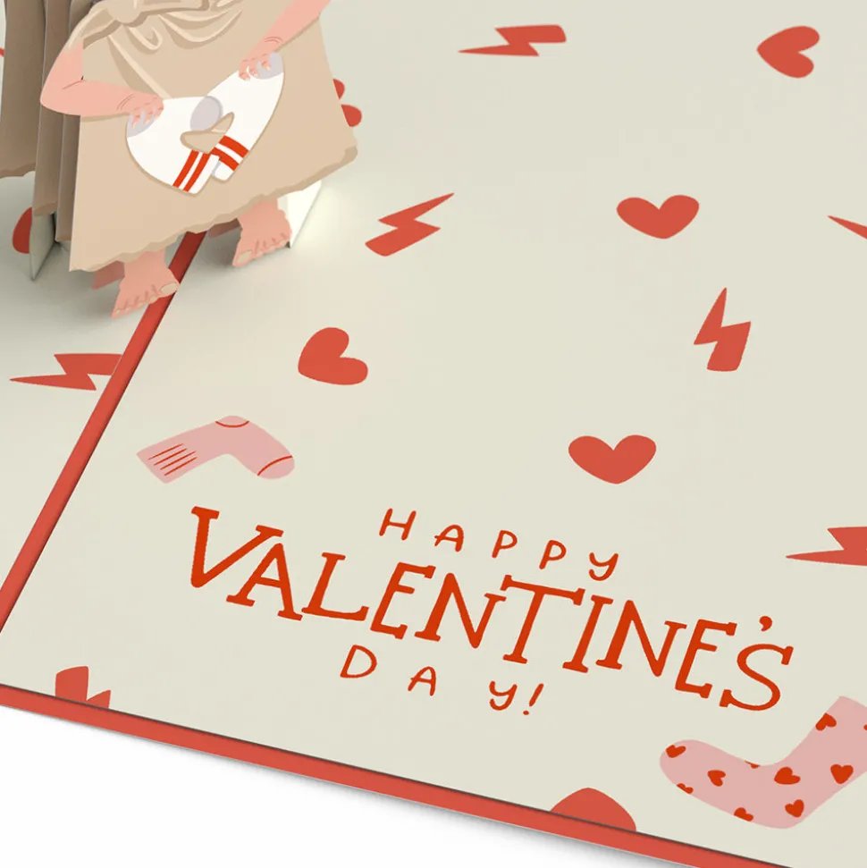 Kids Lovepop Greeting Cards|Valentine'S Day 2/14|Harry Potter™ Dobby™ Valentine’s Day Pop-Up Card