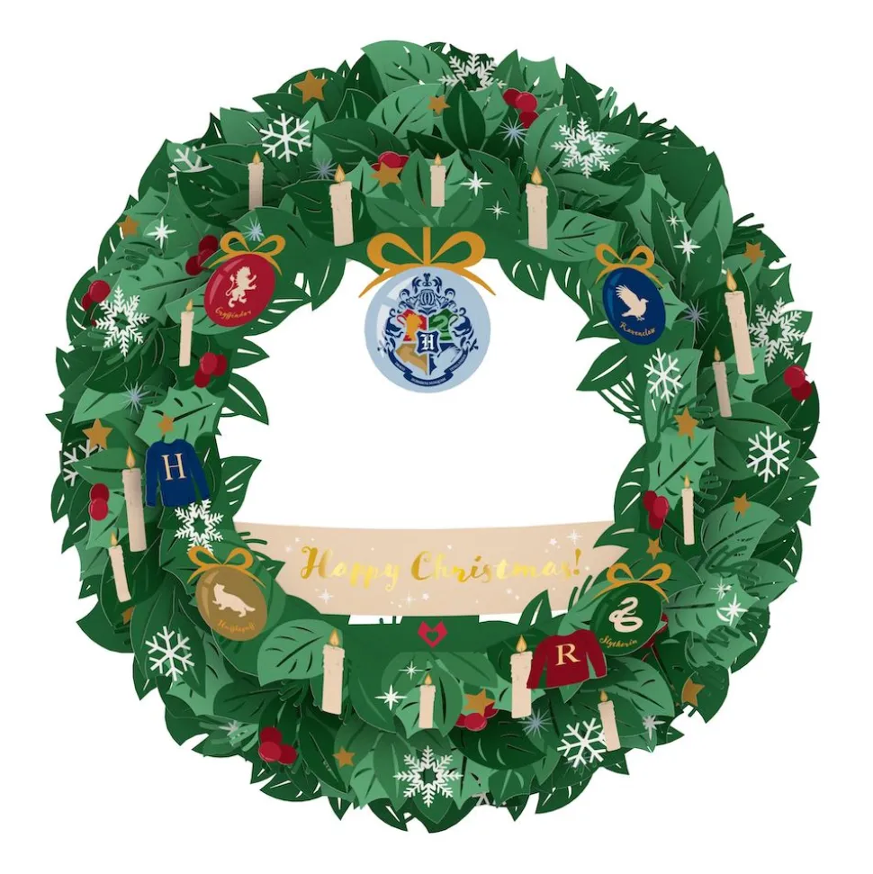 Lovepop Decor|Christmas 12/25|Harry Potter™ Happy Christmas Wreath