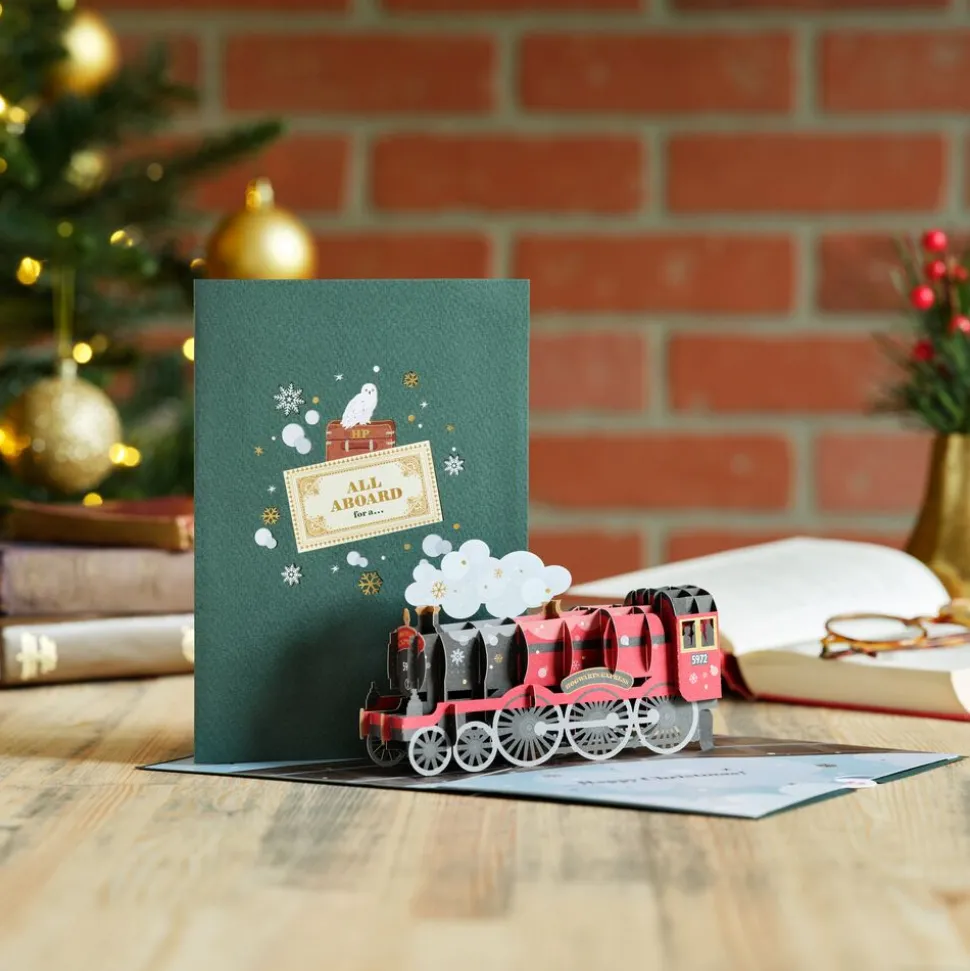 Kids Lovepop Christmas 12/25|Kids|Harry Potter™ Holiday Hogwarts™ Express Pop-Up Card