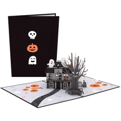 Kids Lovepop Halloween 10/31|Kids|Haunted House Pop-Up Card