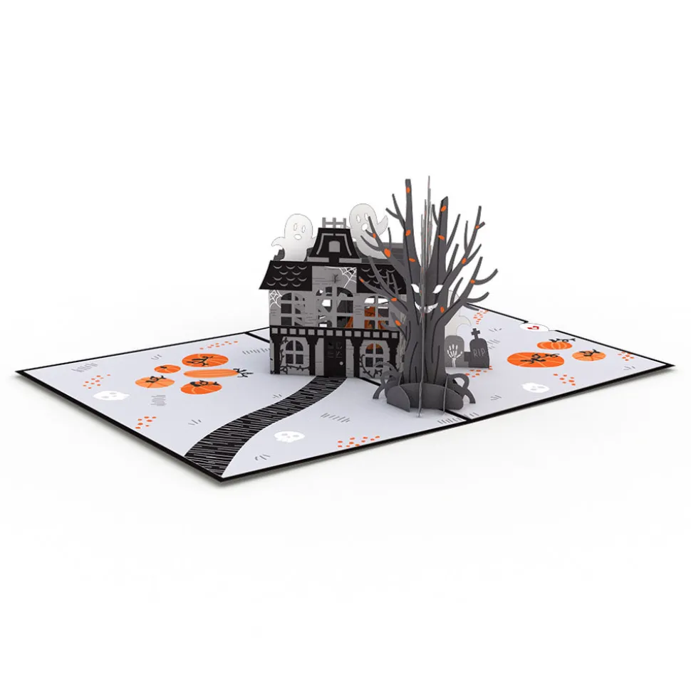 Kids Lovepop Halloween 10/31|Kids|Haunted House Pop-Up Card