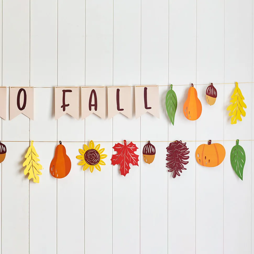 Lovepop Decor|Hello Fall Foliage Garlands 8ft (2-pack)