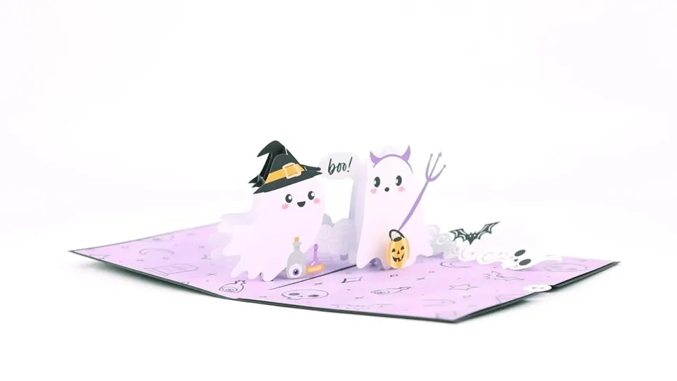 Lovepop Halloween 10/31|Hey Boo' Ghosts Pop-Up Card