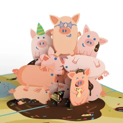 Lovepop Greeting Cards|Birthday|Hog Wild Birthday Pop-Up Card