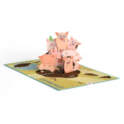 Lovepop Greeting Cards|Birthday|Hog Wild Birthday Pop-Up Card