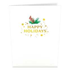 Lovepop Greeting Cards|Christmas 12/25|Holiday Candle Pop-Up Card