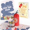 Lovepop Birthday|Holy Smokes You're Old 70th Birthday Pop-Up Card and Sentiment Set