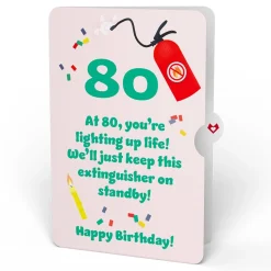 Lovepop Birthday|Holy Smokes You're Old 80th Birthday Pop-Up Card and Sentiment Set