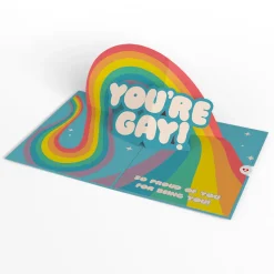 Lovepop Greeting Cards|Lgbtq+|Hooray, You're Gay! Pop-Up Card
