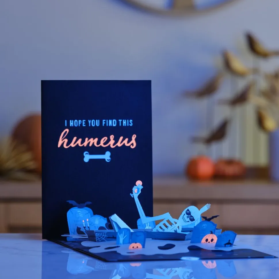 Lovepop Halloween 10/31|Hope You Find This “Humerus" Classic Pop-Up Card