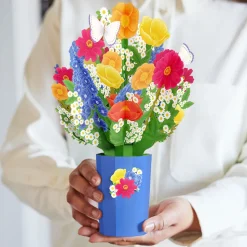 Lovepop Pop-Up Bouquets|Card & Gift Bundles|Hope Your Birthday is Peachy Suncatcher Card & Pop-Up Bouquet Bundle