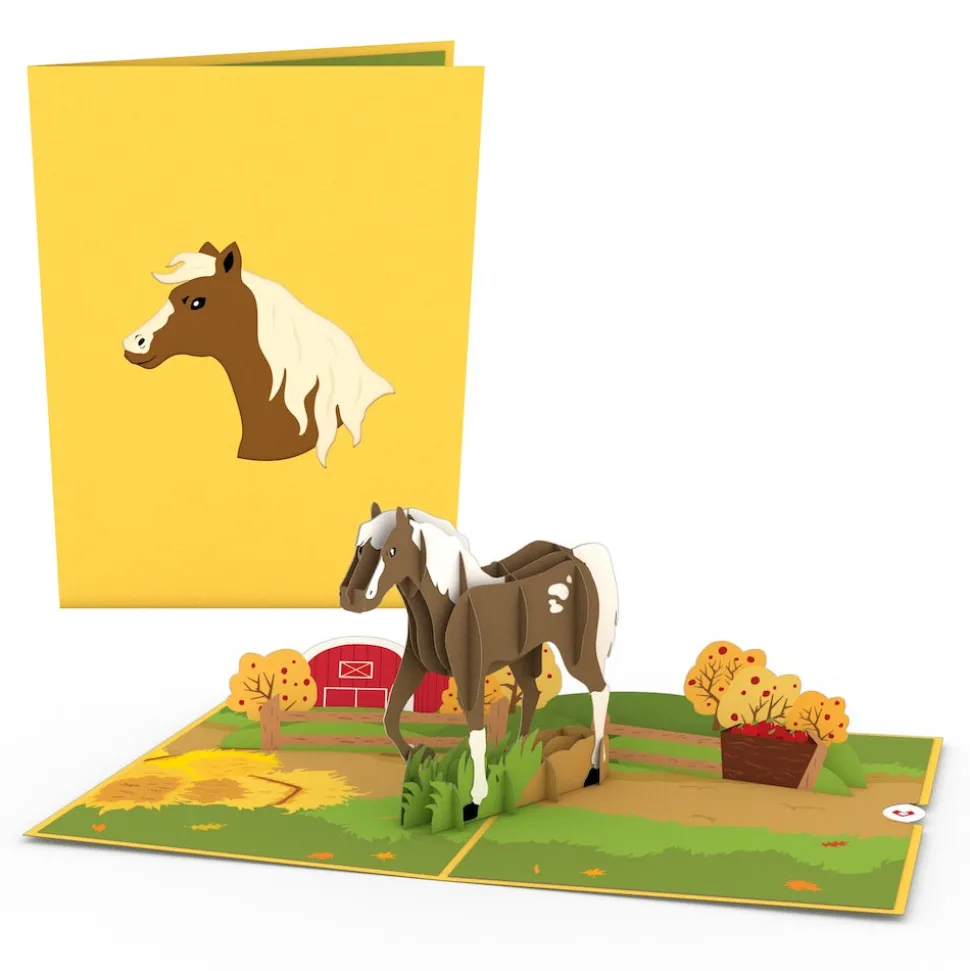 Kids Lovepop Greeting Cards|Birthday|Horse Pop-Up Card